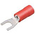 Клемма тип "U" 3,7 0,25-1,5 SG57621 красная (SGE)